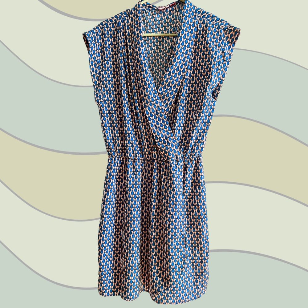 Best Society Mini Wrap Dress Size Large